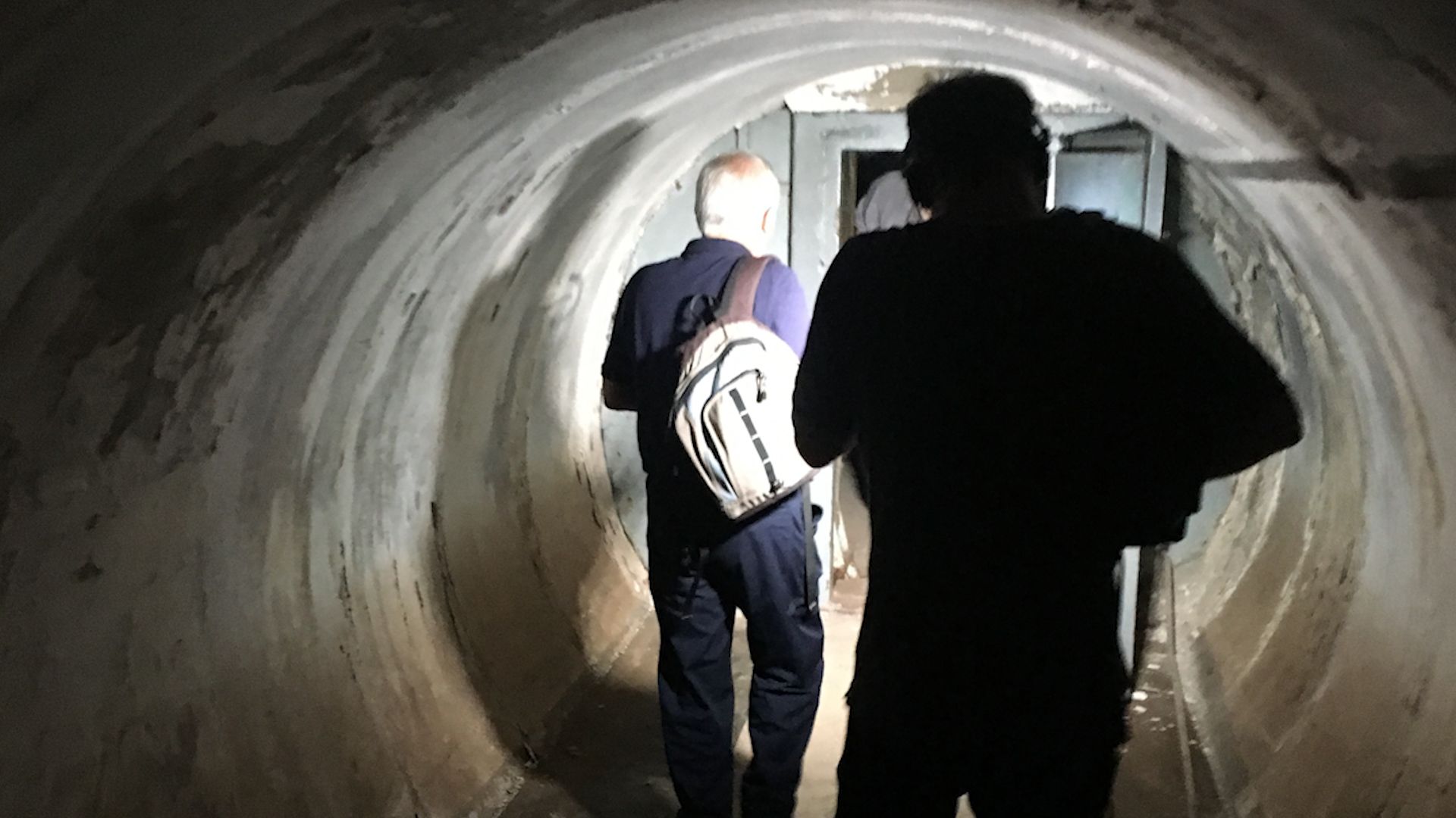 Secret tunnels were used to reach the underground bunkers at the Secret Village.