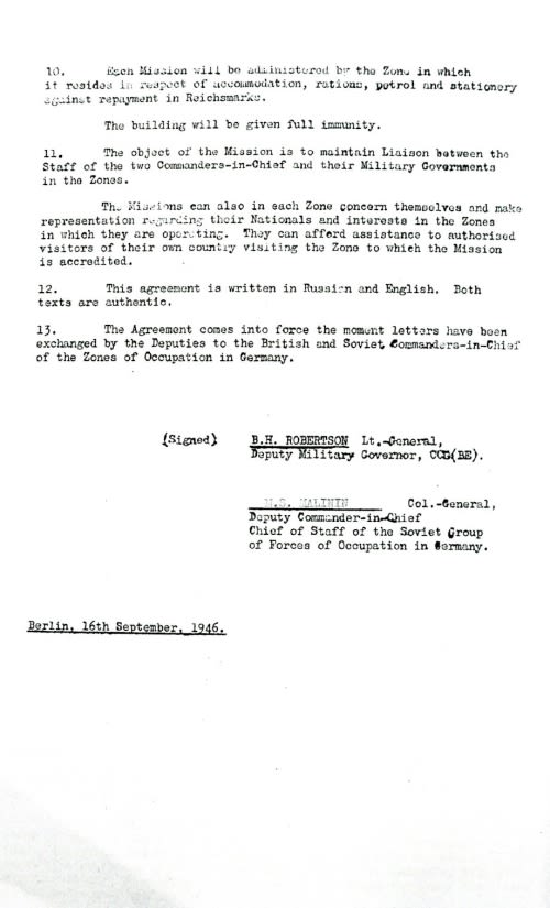 Second page of the Robertson-Malinin Agreement.