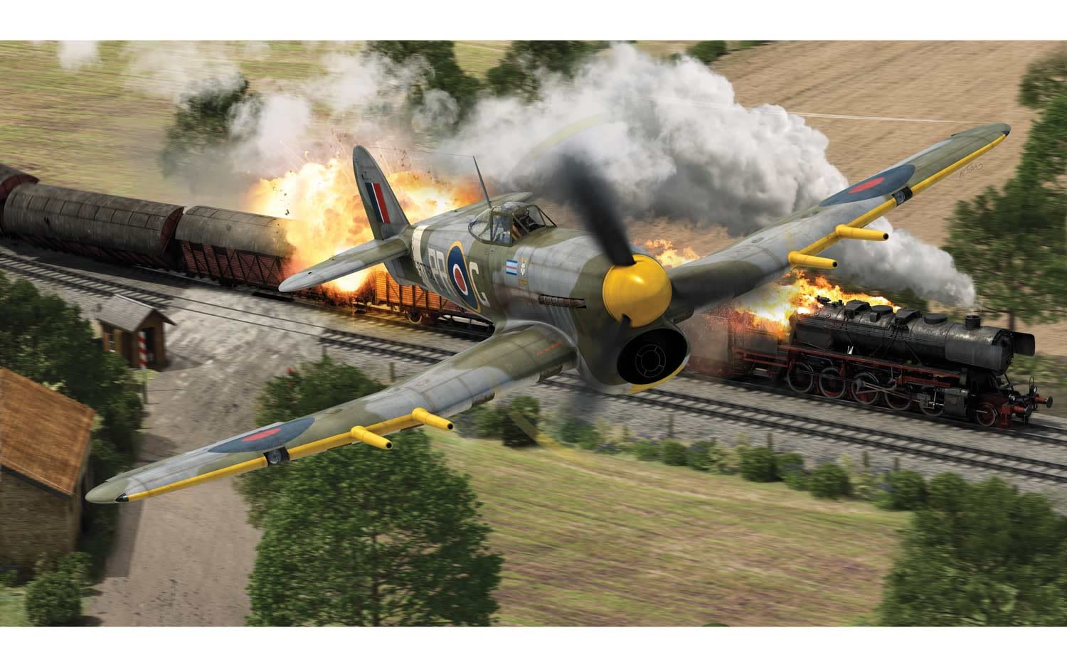 A Typhoon - British Second World War fighter aircraft