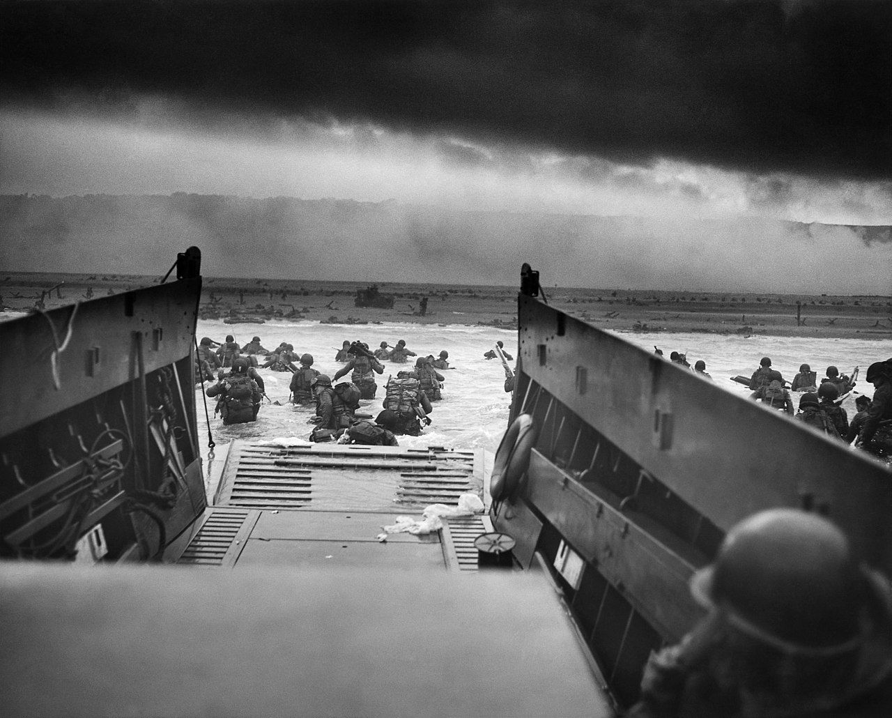 D-Day landings on Omaha Beach on June 6, 1944
